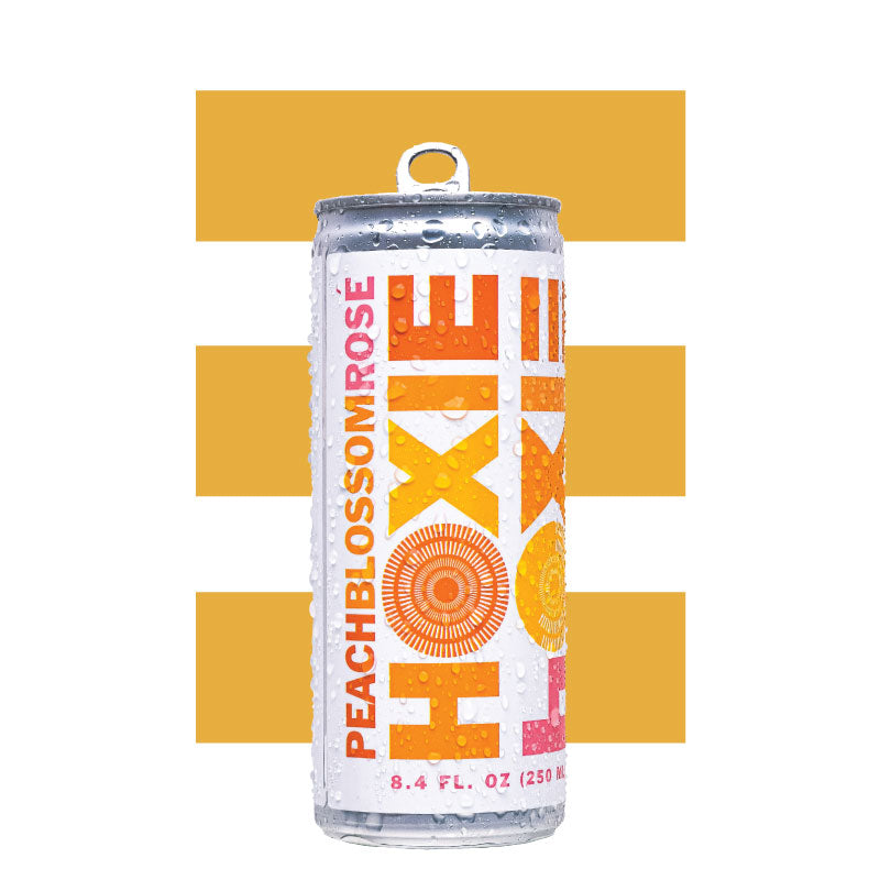 HOXIE Peach Blossom Rose - A Natural Wine Spritzer Made With - Rosé Wine, Water, Natural Extracts and Botanicals
