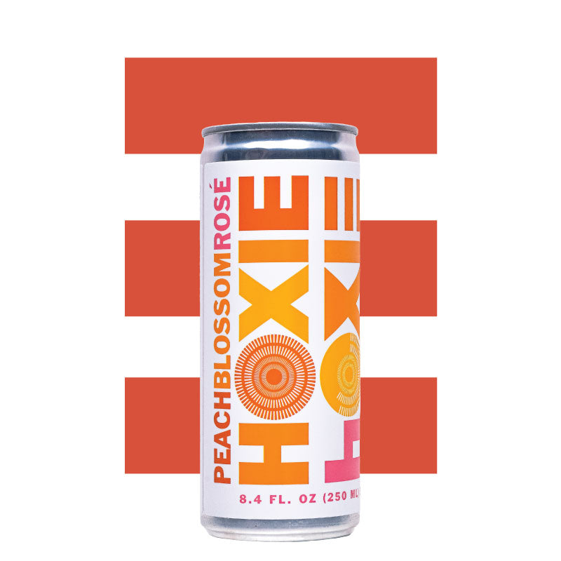 HOXIE Peach Blossom Rose - A Natural Wine Spritzer Made With - Rosé Wine, Water, Natural Extracts and Botanicals